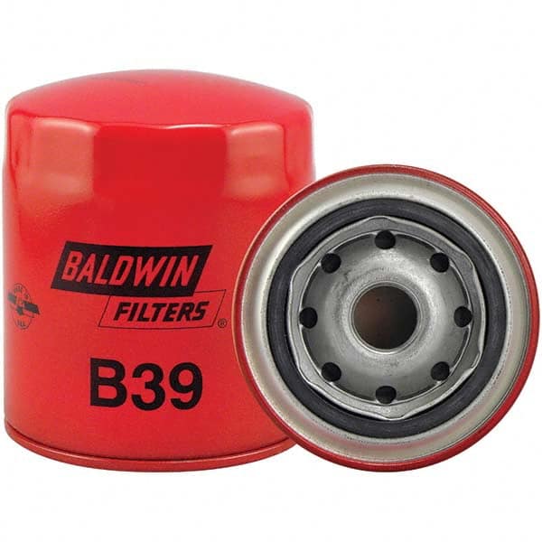 Baldwin Filters - 13/16 Thread 4-3/8" OAL x 3-11/16" OD Automotive Oil Filter - Industrial Tool & Supply