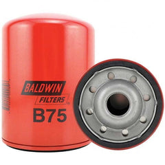 Baldwin Filters - 1-1/8 Thread 5-27/32" OAL x 4-1/4" OD Automotive Oil Filter - Industrial Tool & Supply