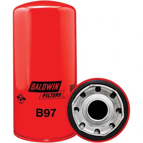 Baldwin Filters - 1-1/2 Thread 9-29/32" OAL x 4-21/32" OD Automotive Oil Filter - Industrial Tool & Supply