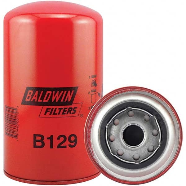 Baldwin Filters - 1 Thread 7-3/8" OAL x 4-1/4" OD Automotive Oil Filter - Industrial Tool & Supply