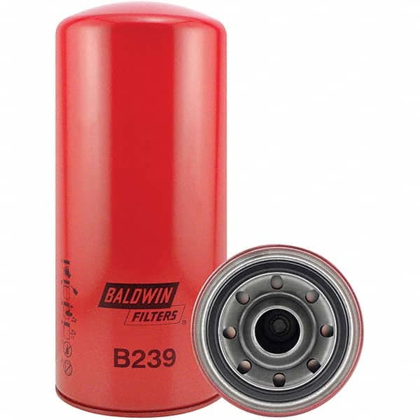Baldwin Filters - 1-1/2 Thread 12-3/32" OAL x 5-3/8" OD Automotive Oil Filter - Industrial Tool & Supply