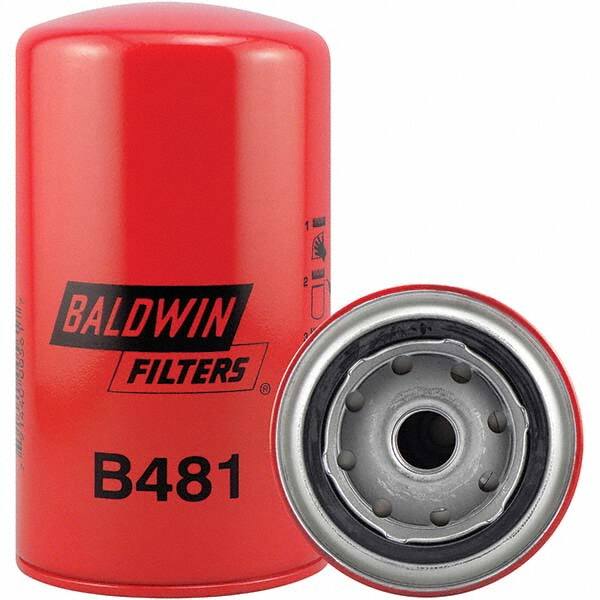 Baldwin Filters - 3/4 Thread 6-5/8" OAL x 3-11/16" OD Automotive Oil Filter - Industrial Tool & Supply