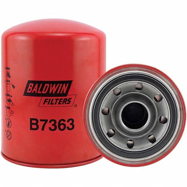 Baldwin Filters - 1-1/2 Thread 7" OAL x 5-3/8" OD Automotive Oil Filter - Industrial Tool & Supply