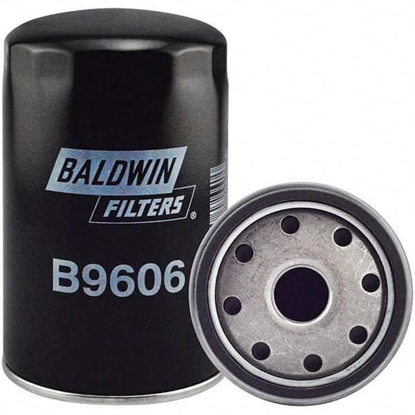 Baldwin Filters - 1-1/8 Thread 7-5/16" OAL x 4-1/2" OD Automotive Oil Filter - Industrial Tool & Supply