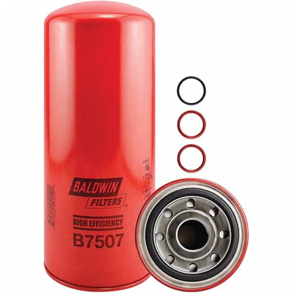 Baldwin Filters - 12-3/32" OAL x 5-3/8" OD Automotive Oil Filter - Industrial Tool & Supply