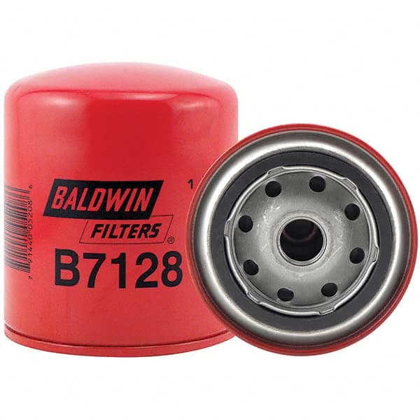 Baldwin Filters - 3/4 Thread 4-7/16" OAL x 3-11/16" OD Automotive Oil Filter - Industrial Tool & Supply
