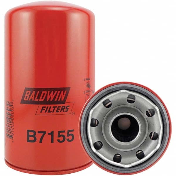 Baldwin Filters - 1-1/2 Thread 8-1/8" OAL x 4-21/32" OD Automotive Oil Filter - Industrial Tool & Supply