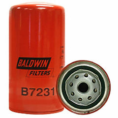 Baldwin Filters - 3/4 Thread 7-1/8" OAL x 3-11/16" OD Automotive Oil Filter - Industrial Tool & Supply