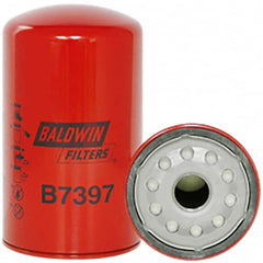 Baldwin Filters - 1-1/8 Thread 7-3/8" OAL x 4-1/4" OD Automotive Oil Filter - Industrial Tool & Supply