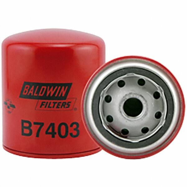 Baldwin Filters - 3/4 Thread 4-3/8" OAL x 3-11/16" OD Automotive Oil Filter - Industrial Tool & Supply