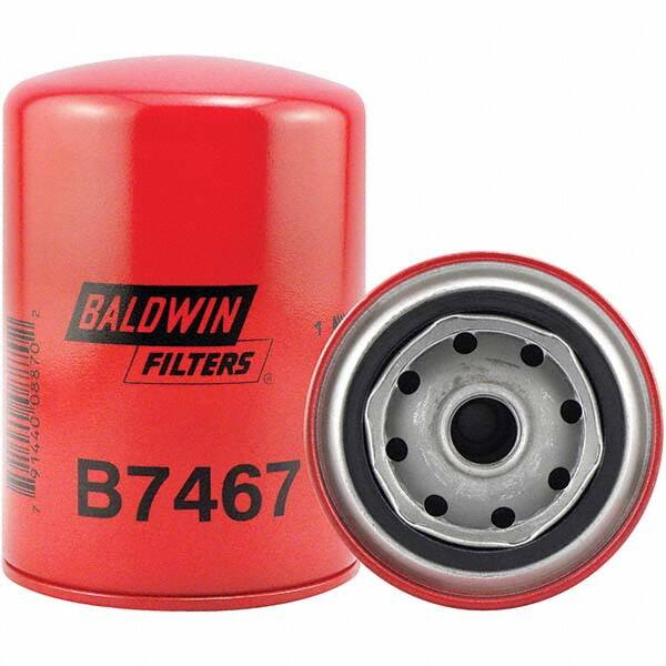 Baldwin Filters - 3/4 Thread 5-3/8" OAL x 3-11/16" OD Automotive Oil Filter - Industrial Tool & Supply