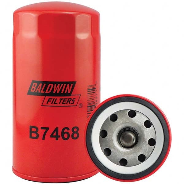 Baldwin Filters - 1-1/8 Thread 8-11/32" OAL x 4-3/8" OD Automotive Oil Filter - Industrial Tool & Supply