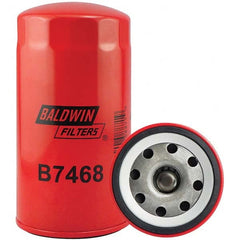 Baldwin Filters - 1-1/8 Thread 8-11/32" OAL x 4-3/8" OD Automotive Oil Filter - Industrial Tool & Supply