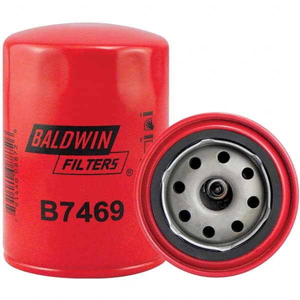 Baldwin Filters - M20 x 1.5 Thread 5-1/8" OAL x 3-19/32" OD Automotive Oil Filter - Industrial Tool & Supply