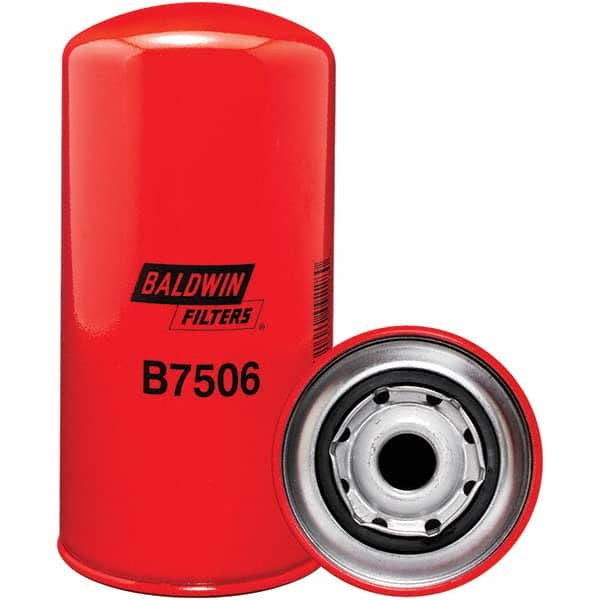 Baldwin Filters - 1 Thread 8-3/4" OAL x 4-9/32" OD Automotive Oil Filter - Industrial Tool & Supply