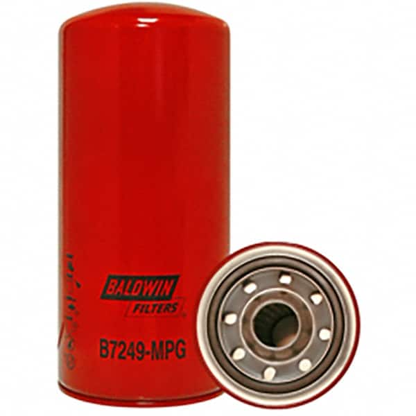 Baldwin Filters - 1-1/2 Thread 12-3/32" OAL x 5-3/8" OD Automotive Oil Filter - Industrial Tool & Supply