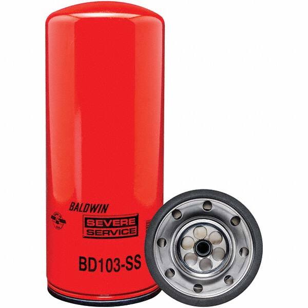 Baldwin Filters - 2-1/4 Thread 11-13/32" OAL x 4-21/32" OD Automotive Oil Filter - Industrial Tool & Supply