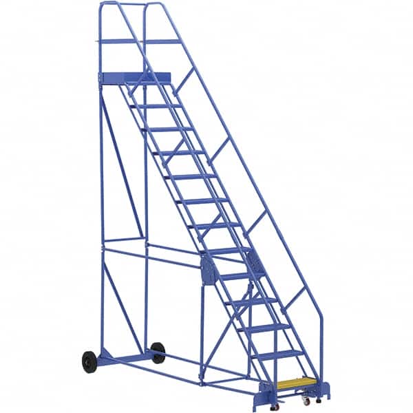 Vestil - 166" High 350 Lb Capacity 13 Step Ladder - Industrial Tool & Supply