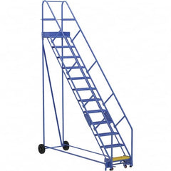 Vestil - 156" High 350 Lb Capacity 12 Step Ladder - Industrial Tool & Supply