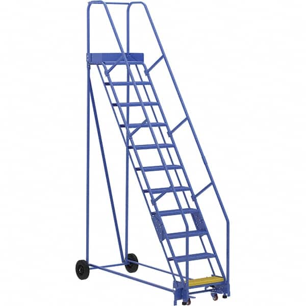 Vestil - 140" High 350 Lb Capacity 11 Step Ladder - Industrial Tool & Supply