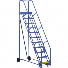 Vestil - 140" High 350 Lb Capacity 11 Step Ladder - Industrial Tool & Supply