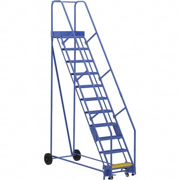 Vestil - 140" High 350 Lb Capacity 11 Step Ladder - Industrial Tool & Supply