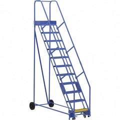 Vestil - 140" High 350 Lb Capacity 11 Step Ladder - Industrial Tool & Supply