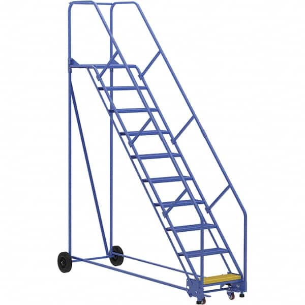 Vestil - 130" High 350 Lb Capacity 10 Step Ladder - Industrial Tool & Supply