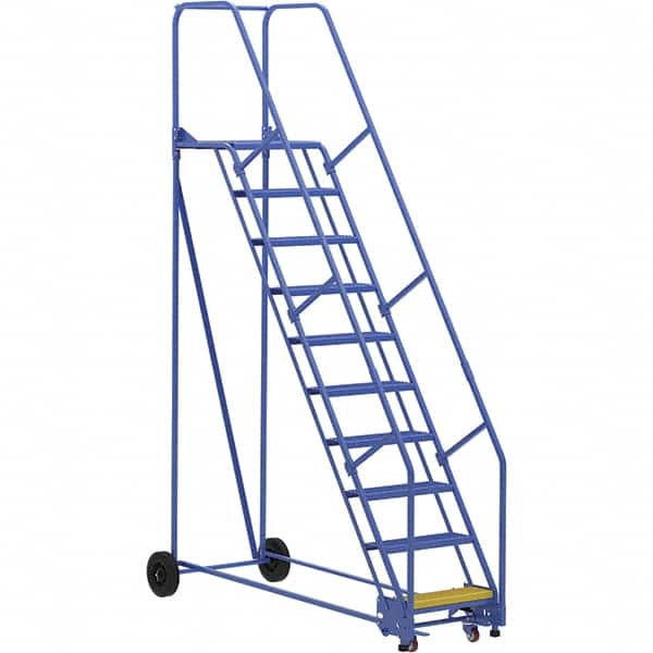 Vestil - 130" High 350 Lb Capacity 10 Step Ladder - Industrial Tool & Supply
