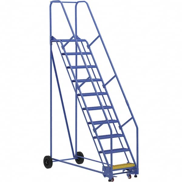 Vestil - 130" High 350 Lb Capacity 10 Step Ladder - Industrial Tool & Supply