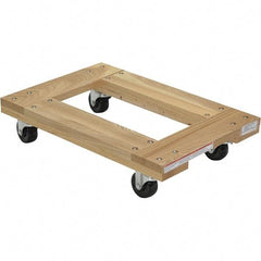 Vestil - 900 Lb Capacity Hardwood Dolly - 24" Long x 16" Wide - Industrial Tool & Supply