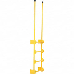 Vestil - 89-1/2" High 300 Lb Capacity 4 Step Fixed Ladder - Industrial Tool & Supply