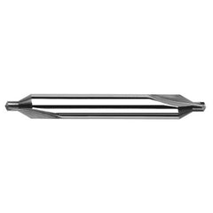 ‎#1 × 1-1/2″ OAL 82 Degree Carbide Combined Drill and Countersink Uncoated - Exact Industrial Supply