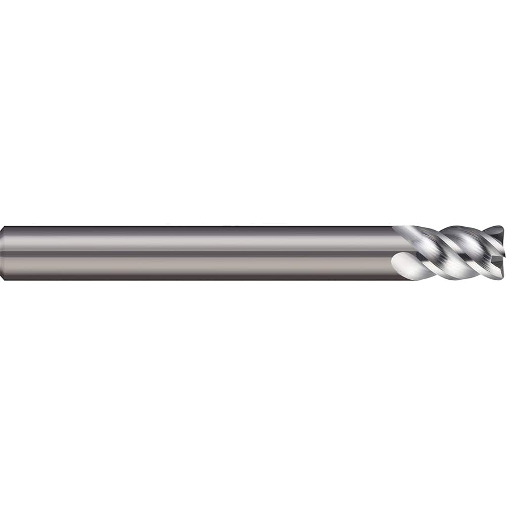 Micro 100 - Corner Radius & Corner Chamfer End Mills; Mill Diameter (mm): 8.00 ; Mill Diameter (Decimal Inch): 0.3150 ; End Type: Corner Radius ; Corner Radius (mm): 2.00 ; Number of Flutes: 4 ; Material: Solid Carbide - Exact Industrial Supply