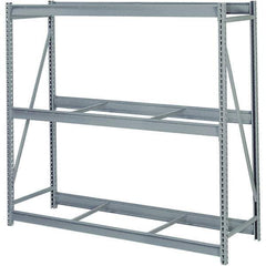 Lyon - 3 Shelf Starter No Deck Steel Shelving - 10,000 Lb Capacity, 72" Wide x 72" High x 48" Deep, Dove Gray - Industrial Tool & Supply