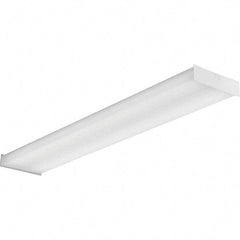 Lithonia Lighting - Wraparound Light Fixtures Lamp Type: LED Mounting Type: Surface Mount - Industrial Tool & Supply