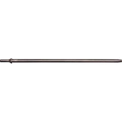 Mayhew - 3/8" Head Width, 18" OAL, Tapered Punch Chisel - Round Drive, Round Shank, Steel - Industrial Tool & Supply