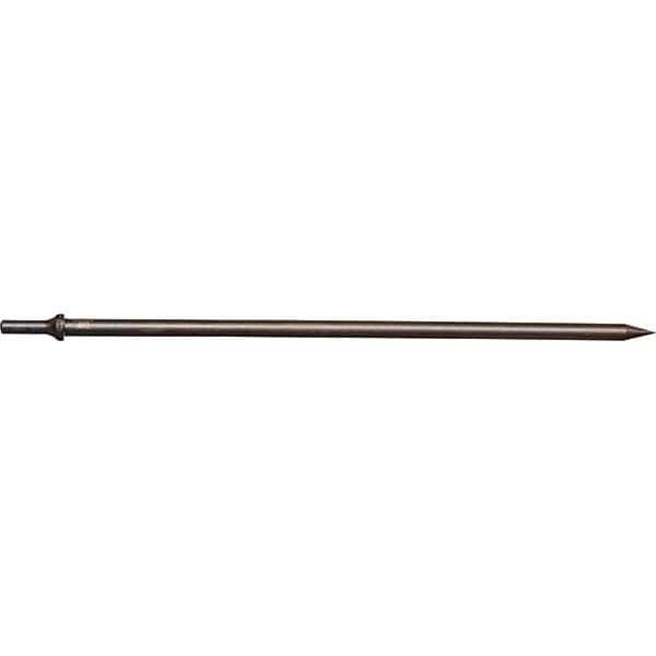 Mayhew - 18" OAL, Tapered Punch Chisel - Round Drive, Round Shank, Steel - Industrial Tool & Supply