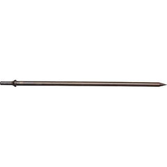 Mayhew - 18" OAL, Tapered Punch Chisel - Round Drive, Round Shank, Steel - Industrial Tool & Supply