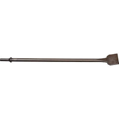 Mayhew - 2" Head Width, 24" OAL, Scraper Punch - Round Drive, Round Shank, Steel - Industrial Tool & Supply