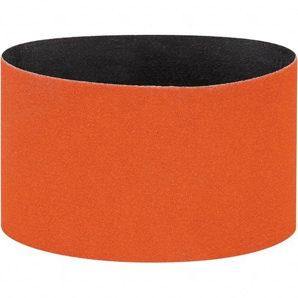 Dynabrade - 3-1/2" Wide x 15-1/2" OAL, 120 Grit, Ceramic Abrasive Belt - Ceramic, Coated, Y Weighted Cloth Backing, Wet/Dry - Industrial Tool & Supply