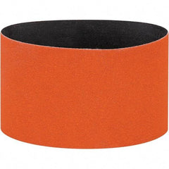 Dynabrade - 3-1/2" Wide x 15-1/2" OAL, 60 Grit, Ceramic Abrasive Belt - Ceramic, Coated, Y Weighted Cloth Backing, Wet/Dry - Industrial Tool & Supply