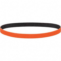 Dynabrade - 3/4" Wide x 20-1/2" OAL, 80 Grit, Ceramic Abrasive Belt - Ceramic, Coated, Y Weighted Cloth Backing, Wet/Dry - Industrial Tool & Supply