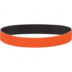 Dynabrade - 1" Wide x 18" OAL, 60 Grit, Ceramic Abrasive Belt - Ceramic, Coated, Y Weighted Cloth Backing, Wet/Dry - Industrial Tool & Supply