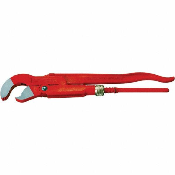 Rothenberger - Pipe Wrenches Type: Corner Pipe Wrench 45 Deg Maximum Pipe Capacity (Inch): 1-1/2 - Industrial Tool & Supply