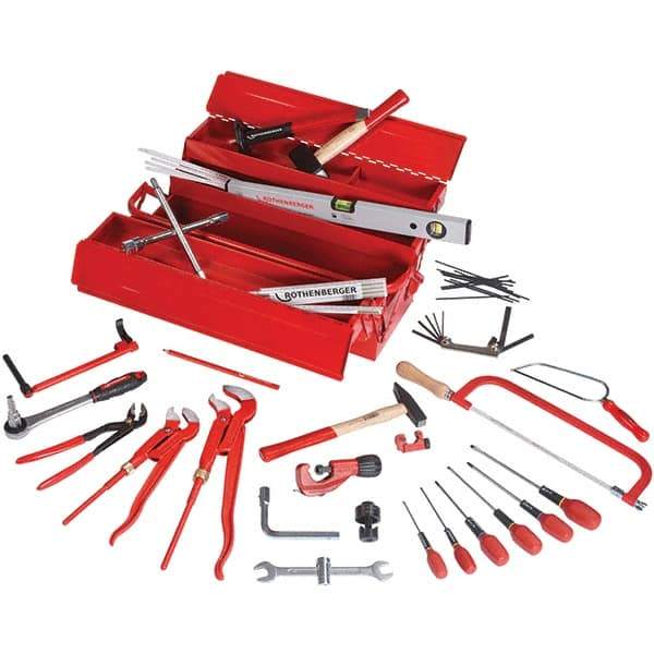 Rothenberger - Combination Hand Tool Sets Tool Type: Plumber's Tool Set Number of Pieces: 50 - Industrial Tool & Supply