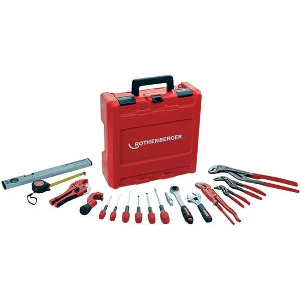 Rothenberger - Combination Hand Tool Sets Tool Type: Plumber's Tool Set Number of Pieces: 18 - Industrial Tool & Supply