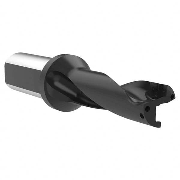 Allied Machine and Engineering - 57mm Max Drill Depth, 3xD, 19mm Diam, Indexable Insert Drill - Industrial Tool & Supply