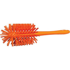 Vikan - 3-1/2" Diam Polyester Bottle Brush - 16-7/8" OAL, 6-1/4" Head Length, Polypropylene Handle - Industrial Tool & Supply
