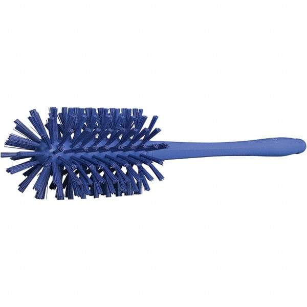 Vikan - 3-1/2" Diam Polyester Bottle Brush - 16-7/8" OAL, 6-1/4" Head Length, Polypropylene Handle - Industrial Tool & Supply
